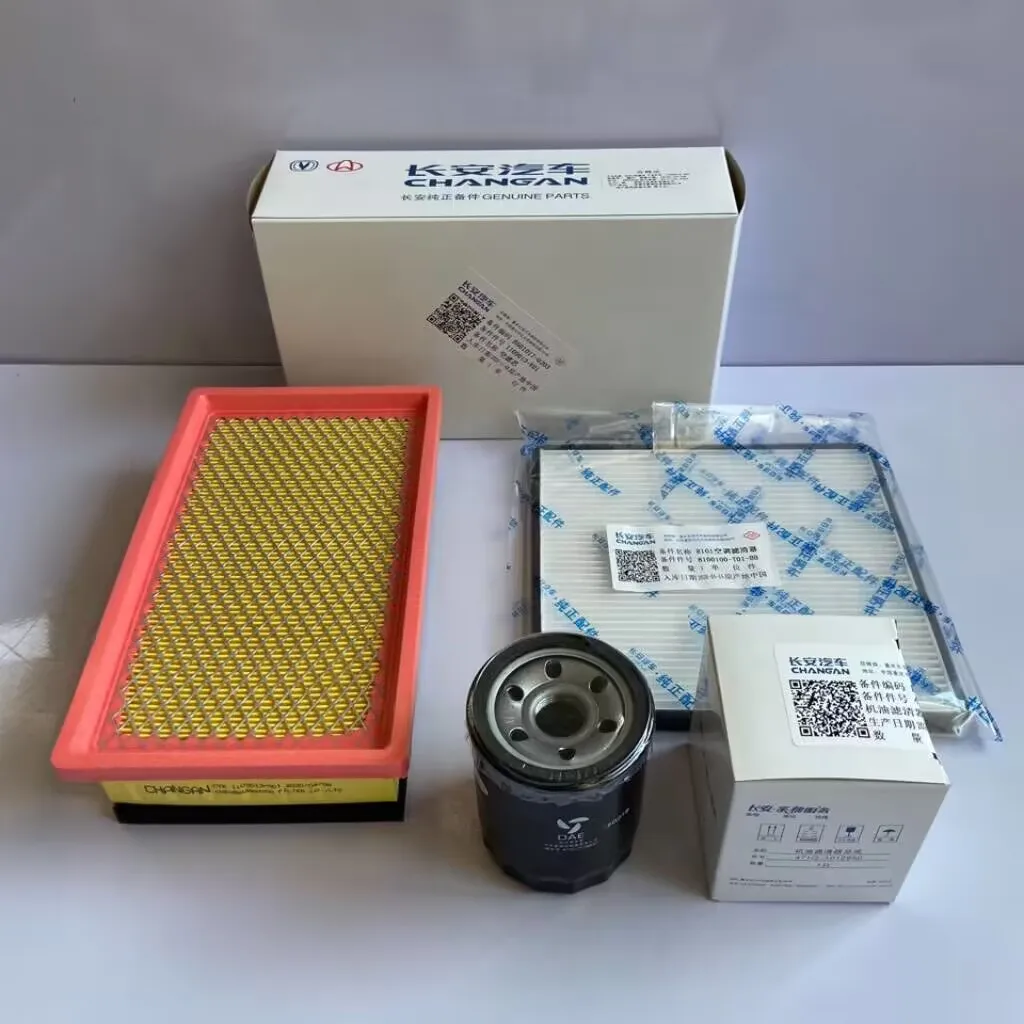

1pcs Air condition cabin filter Air filter Oil filter Fuel filter kit Chinese to CHANGAN ALSVIN V3 1.5L 2020 Auto part