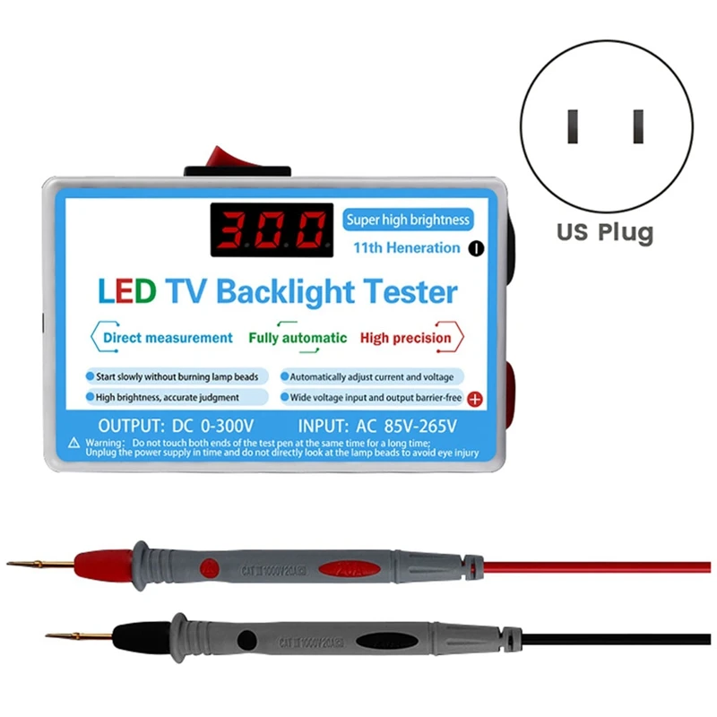 Testador de luz de fundo de tv led multiuso completo tiras de led ferramenta de teste equipamento de reparo de tv para testador de luz de fundo led