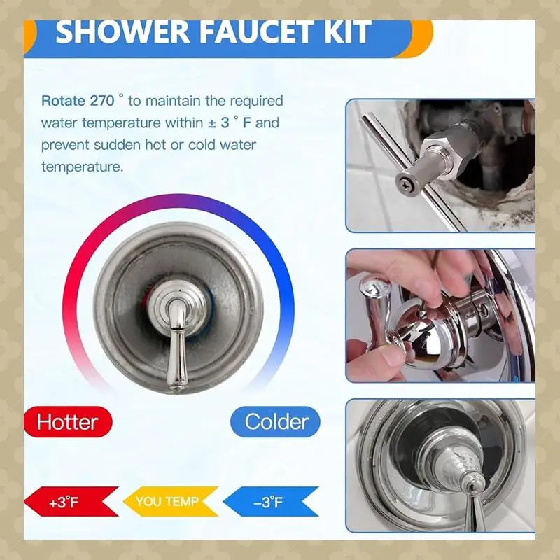 AB45 Replacementcartridge For 1 222 With Removal Tool 104421 & Handle Adapter Kit 116653 For Shower System - Scald Guard