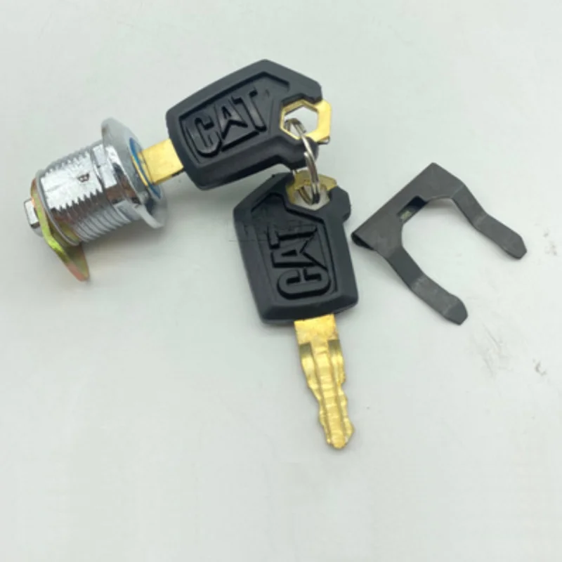 For CATERPILLAR CAT E306 307 320 324 329 330 336 Side Door Lock Cylinder Side Cover Lock Cylinder Excavator Accessories