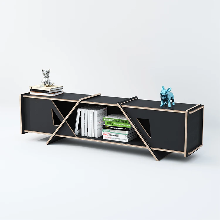

&c 180*40*43 cm Simple No Screws TV Cabinet Tea Table Combination Nordic Style Living Room Furniture Plywood TV Stand TV Table