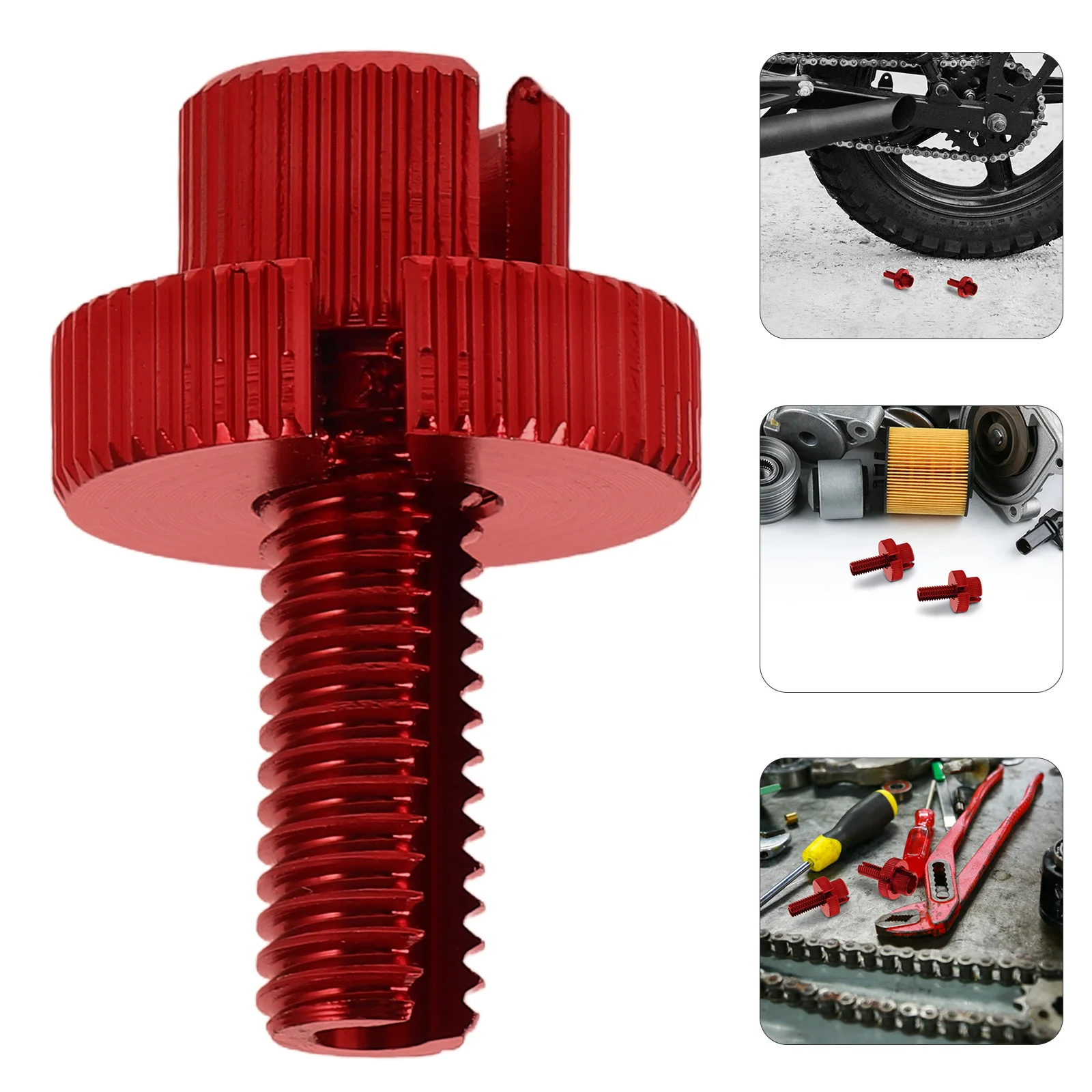 

4Pcs Motorcycle Clutch Cable Adjuster Screws Aluminum Alloy Clutch Brake Cable Adjuster for Scooter Parts