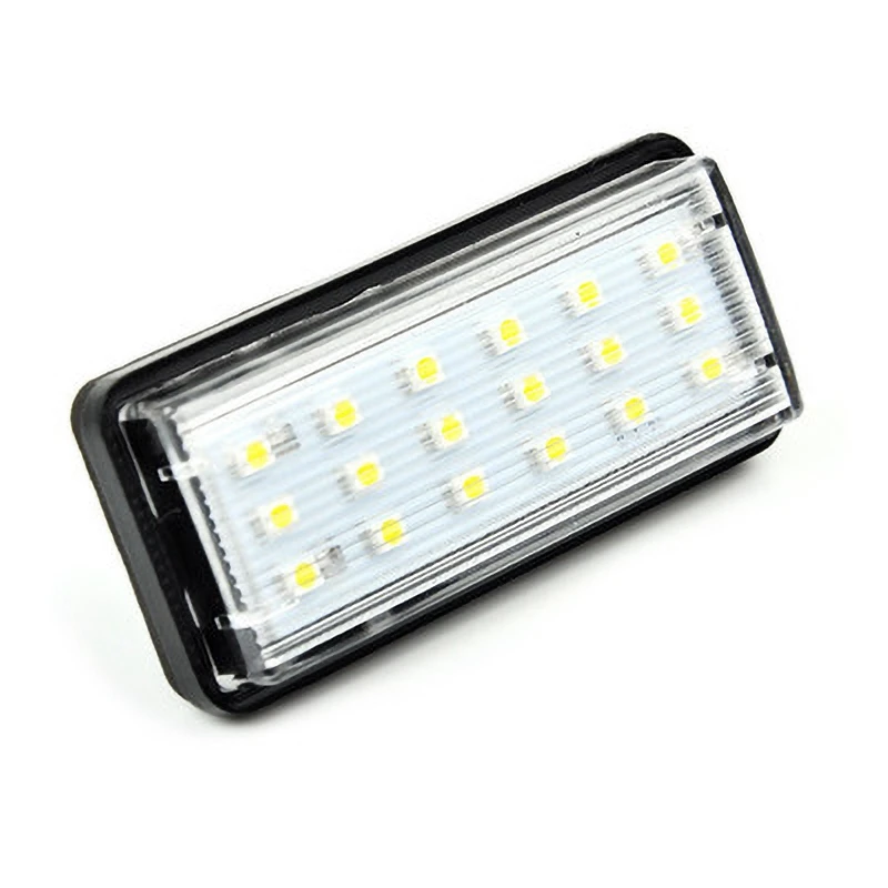 Luz LED Canbus para matrícula de coche, accesorios para Toyota Land Cruiser 100 200 Prado 120 Reiz 4D Mark X