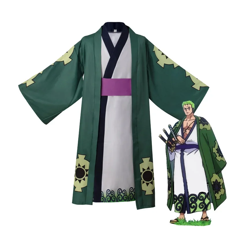 

Anime Cosplay Roronoa Zoro Kimono Costume