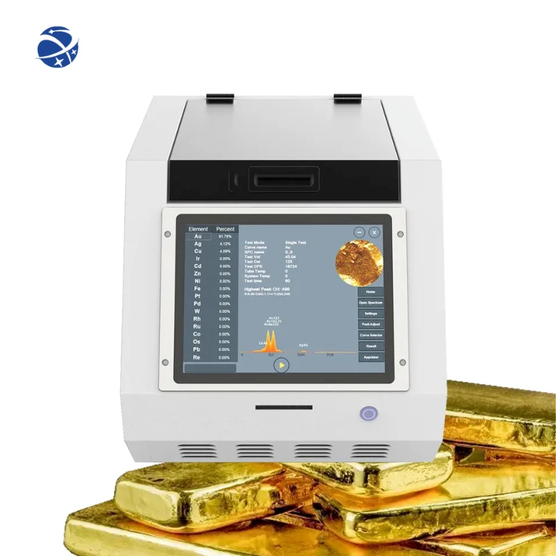 Spectrometer xrf  gold carat meter detector 99.99% and 24K Gold purity testing machine/Gold tester for sale