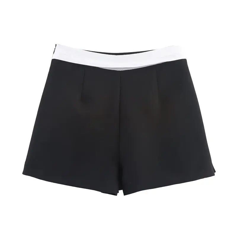 Fall 2025 New Women's Casual Pants Color Blo High Waist Double ket Design Versatile Faionable Ladies' Trousers