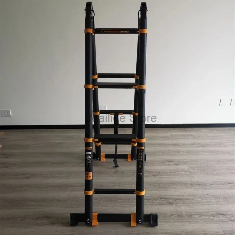 Modern Aluminum Alloy Telescopic Ladders for Home Furniture Portable Ladder Multifunction Folding Household Straight Ladders