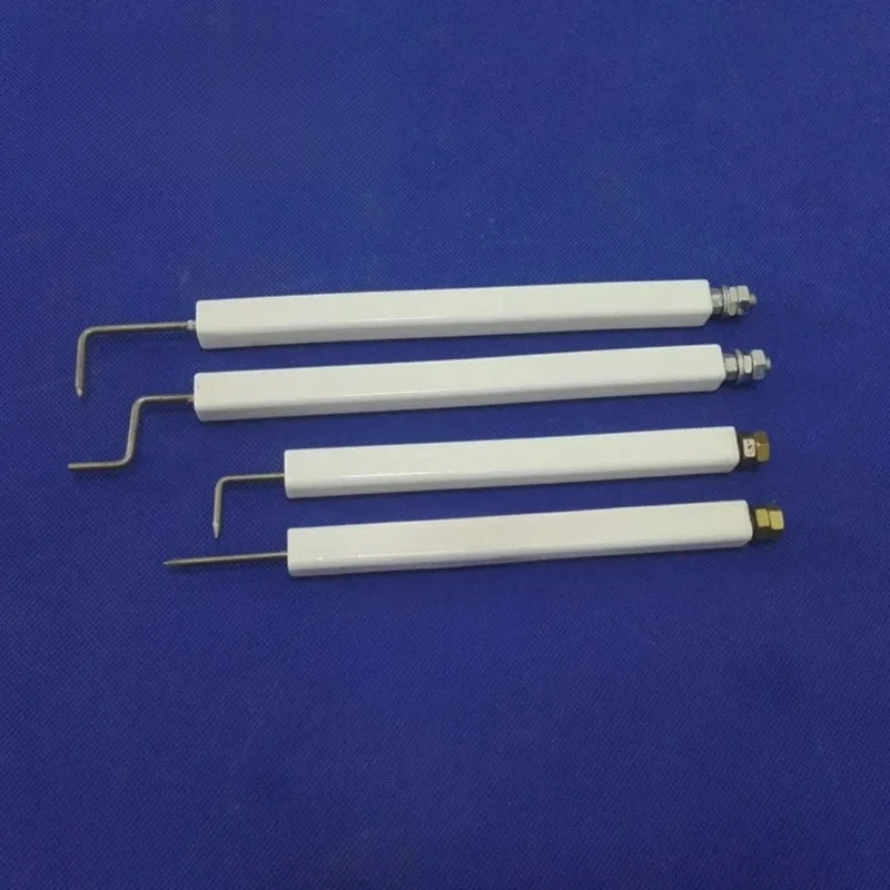 Various Commercial Stoves Gas Range Oven Square Elbow Ceramic Ignition Component Detection Probe Replacement Spare Fittings