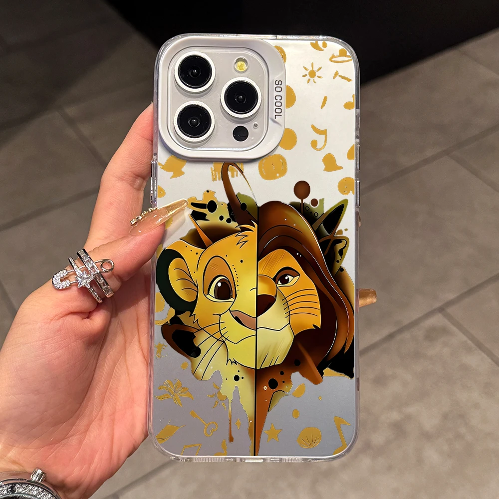 Cool L-Lions King Phone Case for Samsung Galaxy S26 S25 Edge S24 S23 S22 S21 FE S20 Ultra Plus 5G Colorful Silver Hard Cover view 6