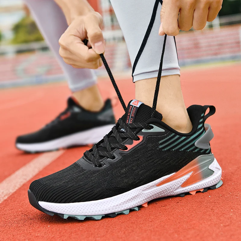 

Lace UP High-elastic Weaving Comfortable Classic Casual Running Shoes Jogging Men Male Tenis Masculino Men's Vulcanized Shoes