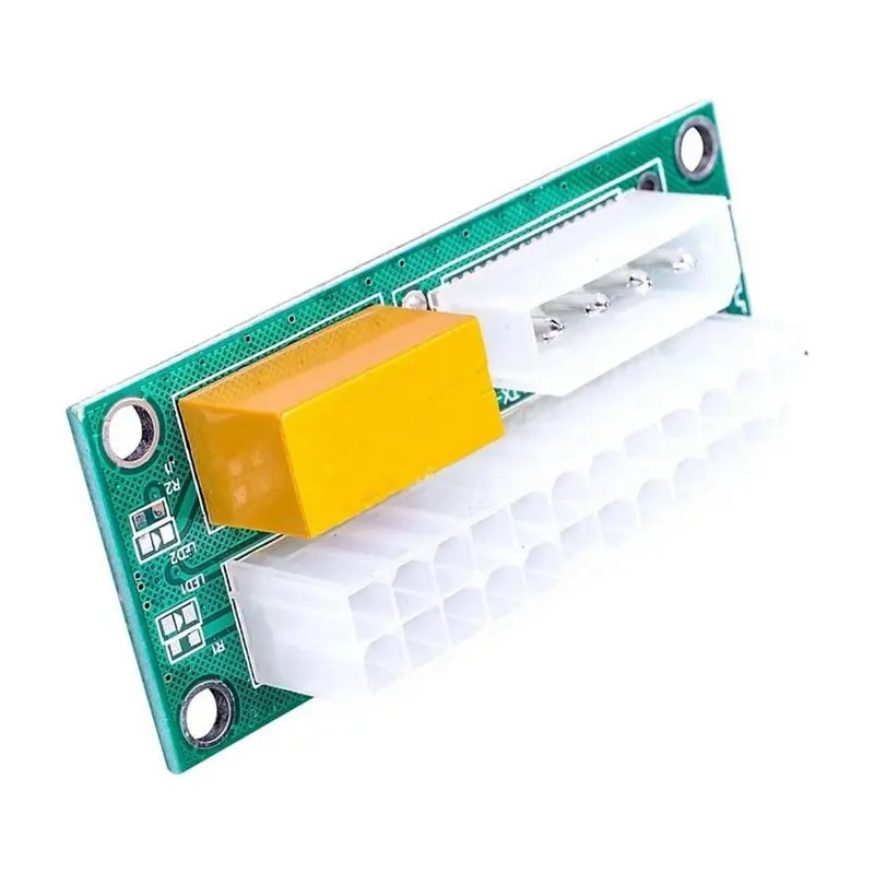 New Arrivals-Dual ATX 24Pin Molex 4Pin Power Supply Unit(PSU) Sync Start Extender Card ADD2PSU For Miner Mining Systems