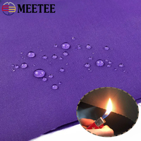 50/100*160cm 600D Silver Plated Waterproof Fabric Fireproof Oxfords Fabrica Outdoor Flame Retardant Cloth DIY Sewing Accessories