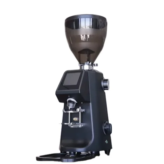

Commercial Automatic Espresso 74mm Flat Burr Type Electric Coffee Grinder with LCD Screen