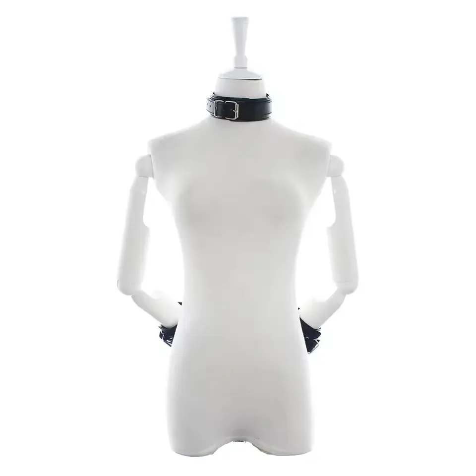 BDSM القيود عبودية لعبة الجنس للكبار فريسكي المبتدئين خلف الظهر اليد ضبط النفس طوق الفم الكمامة زوجين الطاعة لعبة أداة #3