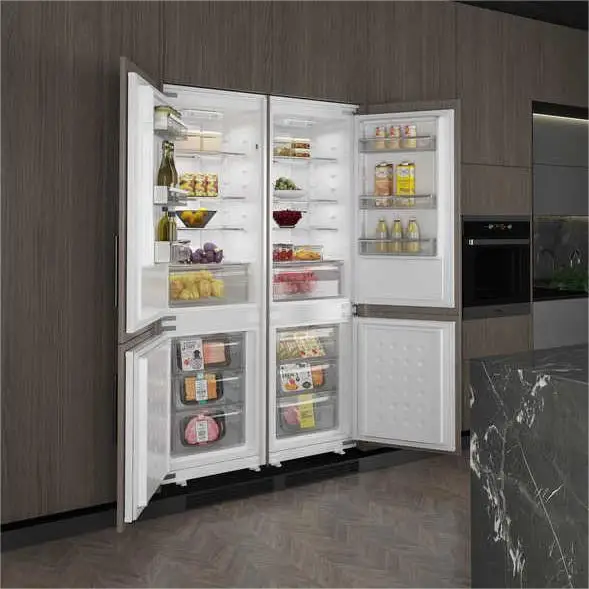 2025 BCD-232WQB ثلاجة مدمجة - ثلاجة خزانة ذات سعة كبيرة مع تقنية تبريد محيطي