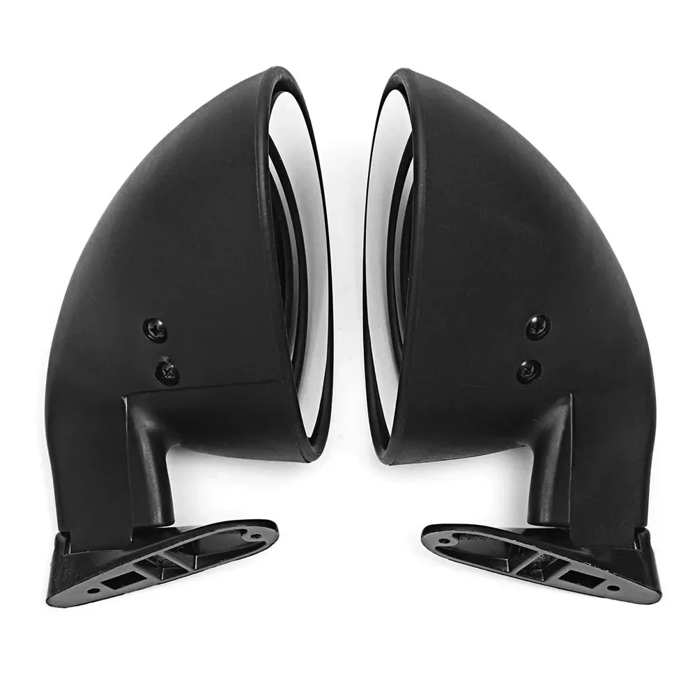 A Pair Racing California Universal Retro Door Wing Side Mirror Universal Fit Vintage Matte Black Mirror Motorcycles Parts Carbon