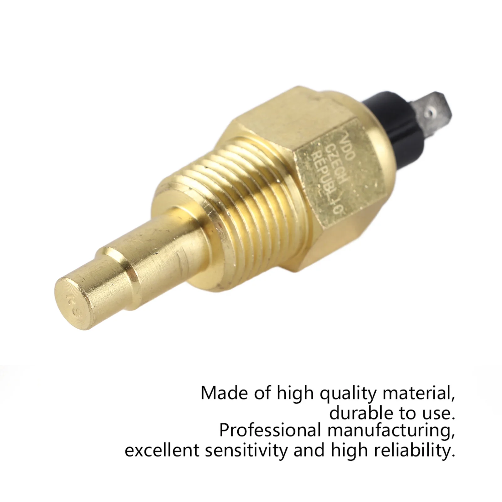 

1/2NPT Water Temperature Sensor, 1Pcs High Reliability 1/2NPT Water VDO Temperature Sensor For Oil Water Gauge