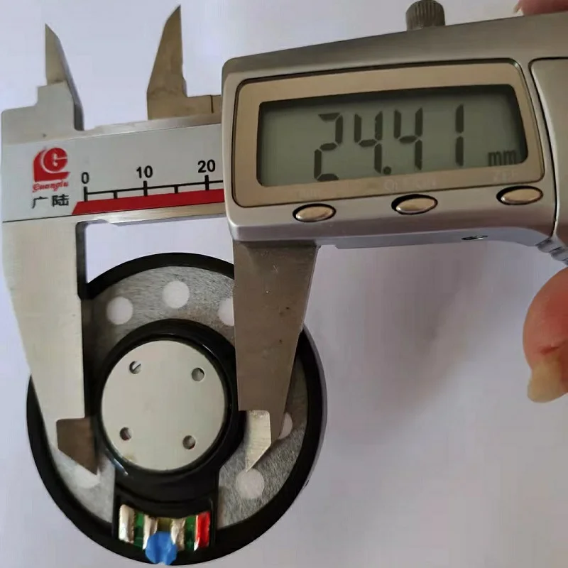 ชุดลำโพงหูฟัง50มม. 32ohm ไดรเวอร์หูฟังสวมศีรษะ115dB สำหรับอะไหล่หูฟังบลูทูธแบบสมดุล3ความถี่2ชิ้น