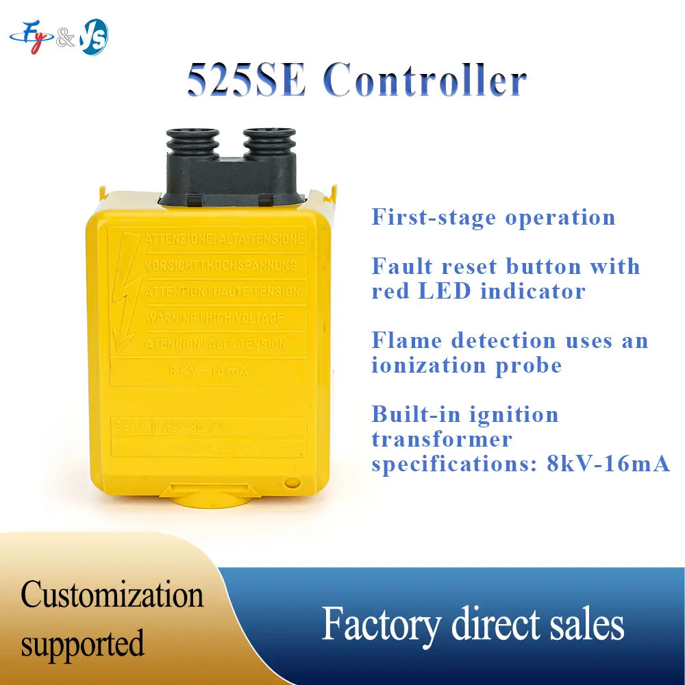525SE Controller Made in China Oil Burner Control Box Flame Sensor Industrial Control Systems for GS3/GS5 Gas Burner