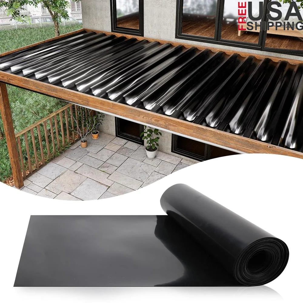 50FT HDPE Waterproof Deck Drainage System Membrane Fit 12