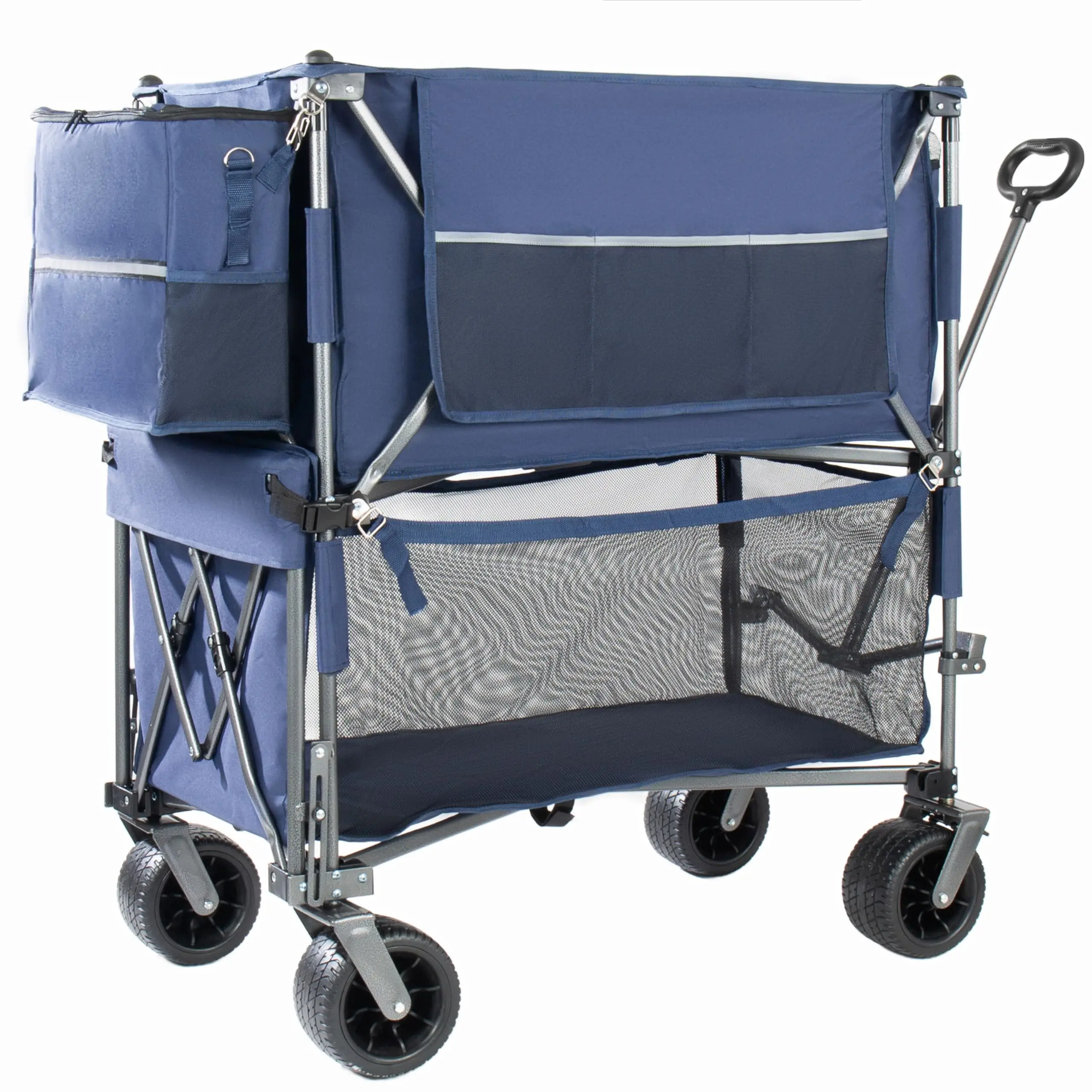 Double-Decker Wagon–560LBS,Brakes,All-Terrain