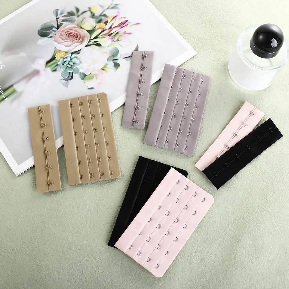 Strap 4 Rows 6 Hook Bra  Extension Buckle For Bra Intimates Accessories Lingerie Strap Bra Extenders Bra Extenders Strap
