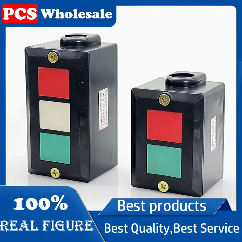 

LA20-2H 3H Push button switch Automatic reset start stop switch Control box two position three position