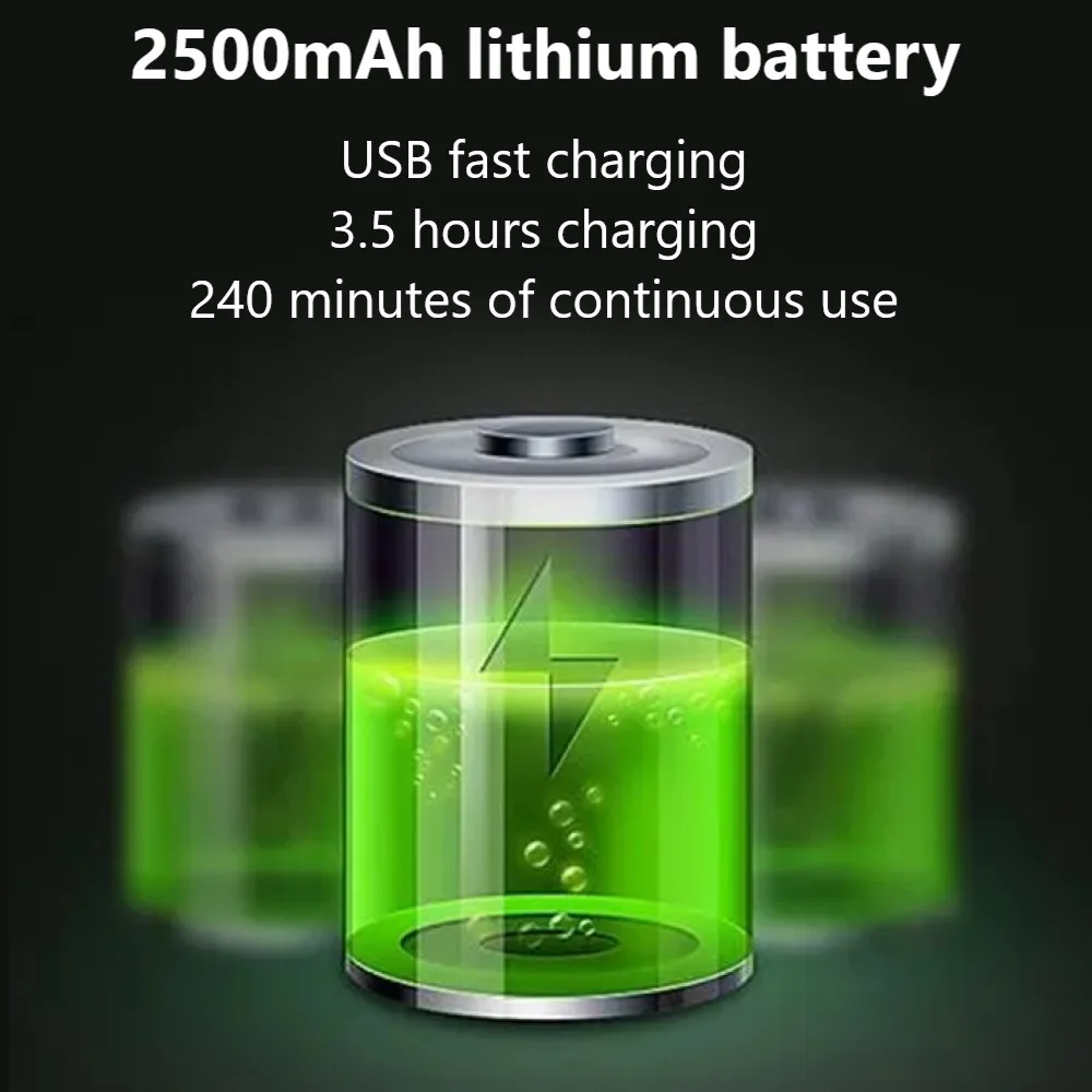 الأصلي المعادن مقبض الشعر المتقلب المهنية اللحية مقص الشعر للرجال قابلة للشحن الكهربائية قص الشعر اثنين سرعة قابل للتعديل