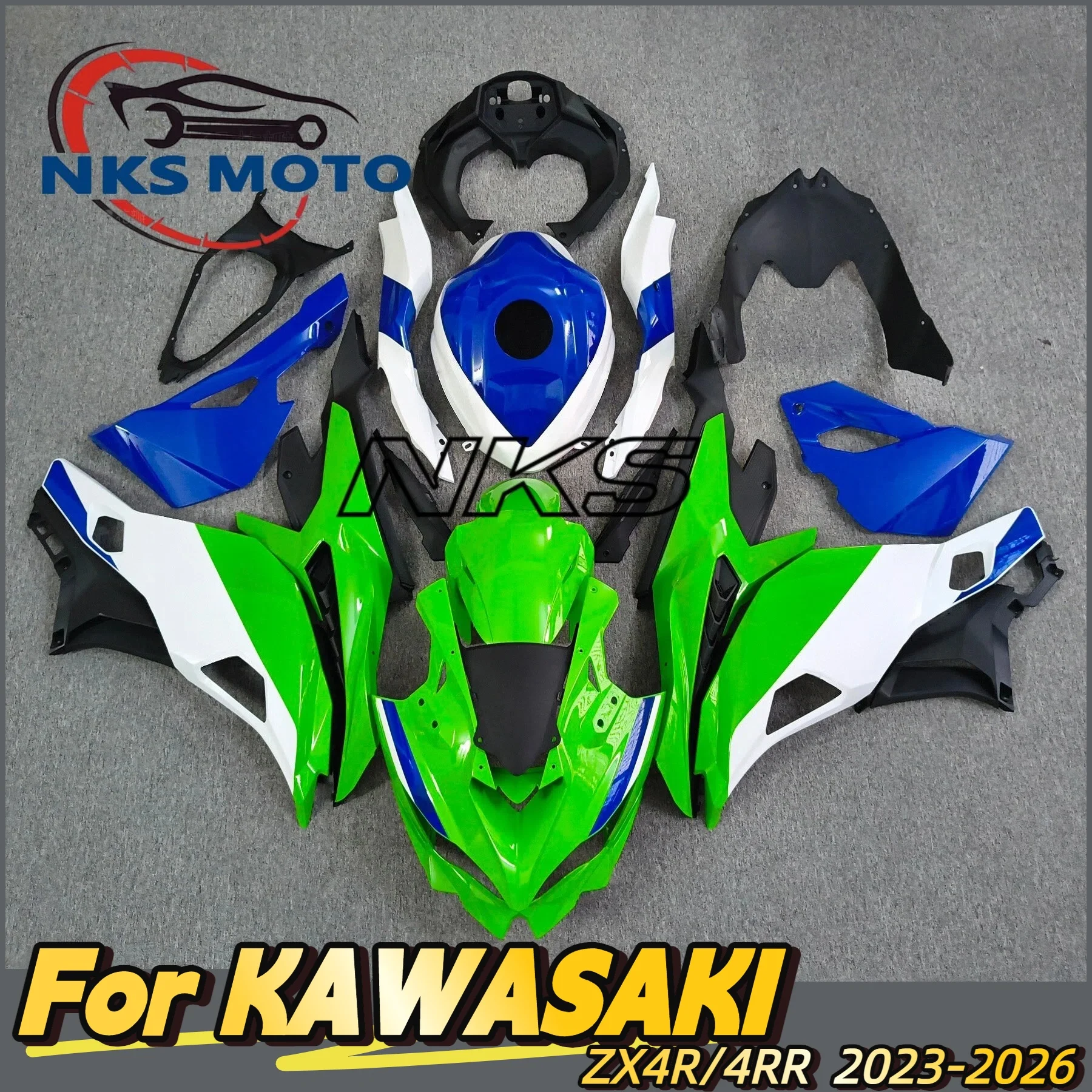 For Kawasaki ZX4R ZX4RR 2023 2024 2025 2026 Complete Motorcycle Fairing Kit ABS Injection Cowling Body Panel Full Assembly