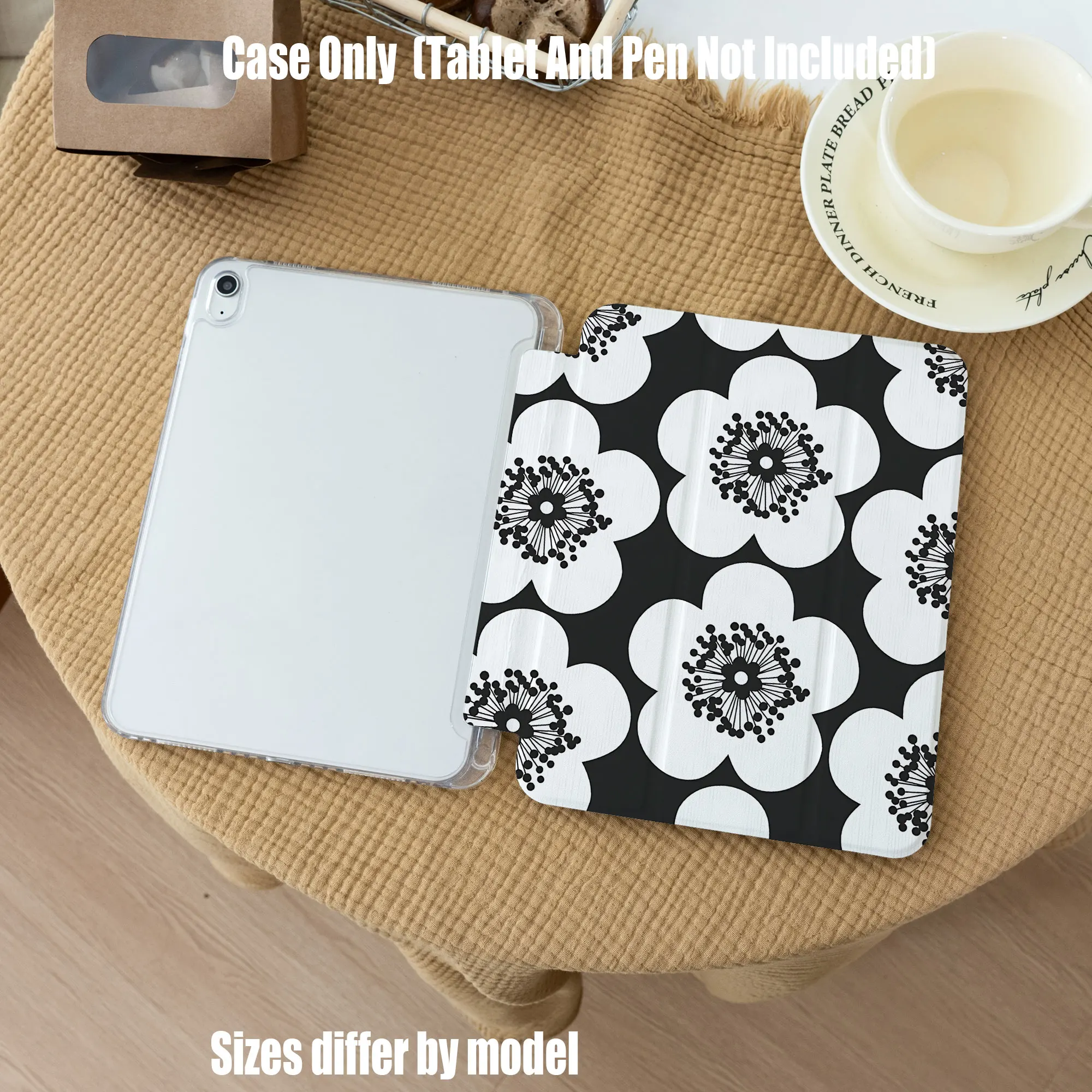 Slim Fit Premium TPU Tablet Cover, Shockproof Durable Lightweight Protective Case for iPad Samsung Huawei Honor Redmi Xiaomi
