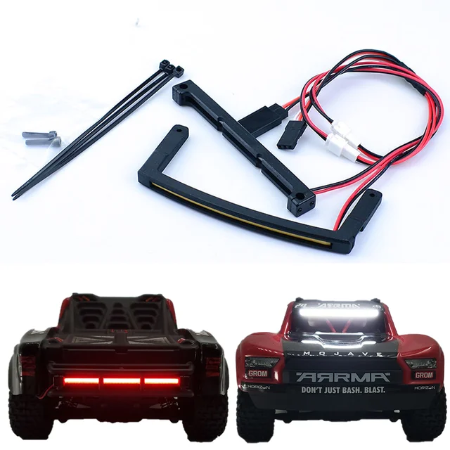 Mojave Grom LED 6V Modyfikowane Przednie i Tylne Światła do Arrma 1/14 Mini Mojave Grom RC Car Części Tuningowe