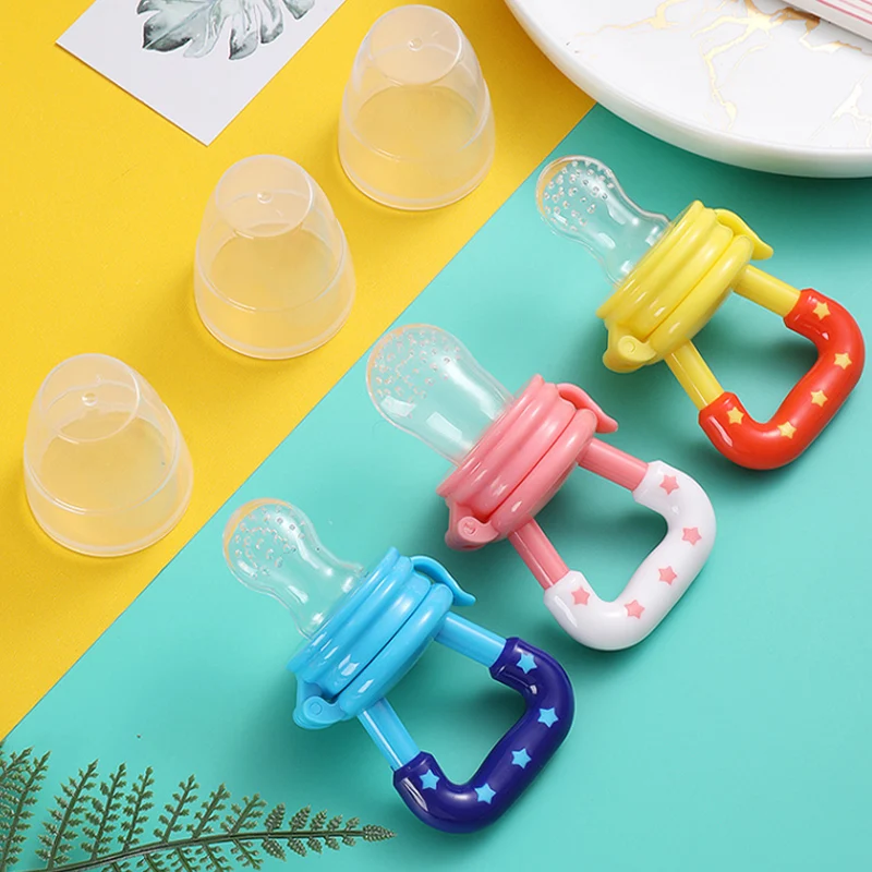 Baby Fruit Bite Baby Teether Bag Food Grade Silicone Gel Squeeze Net  Eat Fruit Food Feeder Gum Auxiliary Food Device BPA free