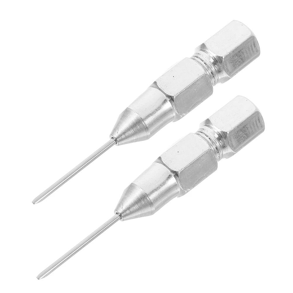 

2pcs Universal Needle Nozzle Tip Adapter For Bearing Grease Injector Durable Leakproof Precision Narrow Dispenser No Oil Leakage