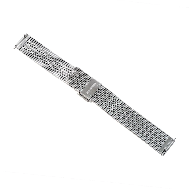 Quick Release 18mm 20mm 22mm Stainless Steel Silver Metal Bracelet Two piece  Vintage  Metal Bracelet