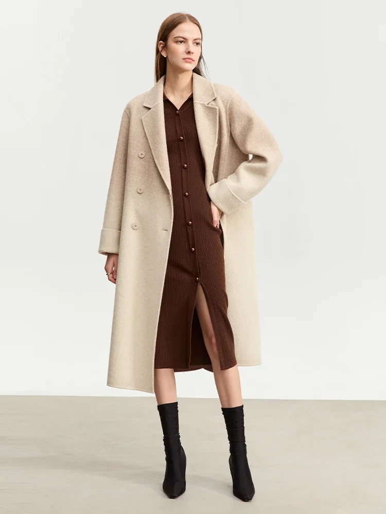 AMII-vestido de punto con botones para mujer, vestidos por debajo de la rodilla ajustados de estilo chino con abertura en A, primavera 2025, nueva moda 12353106