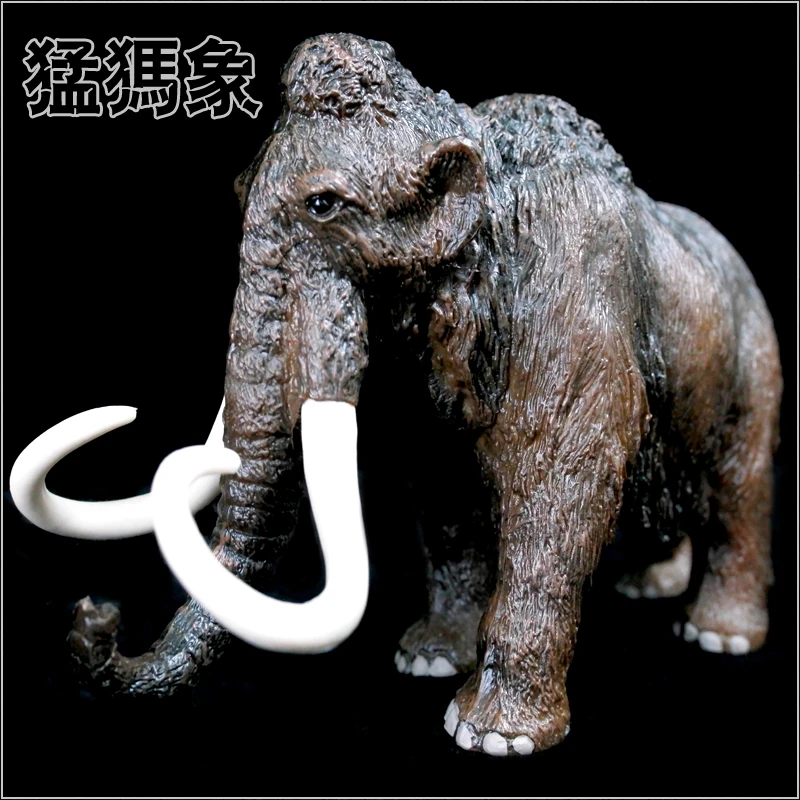 

Large Size Simulation Ice Age Mammoth Toy Model Static Plastic Animal Children's Ornaments Playful Eonal Collectibles