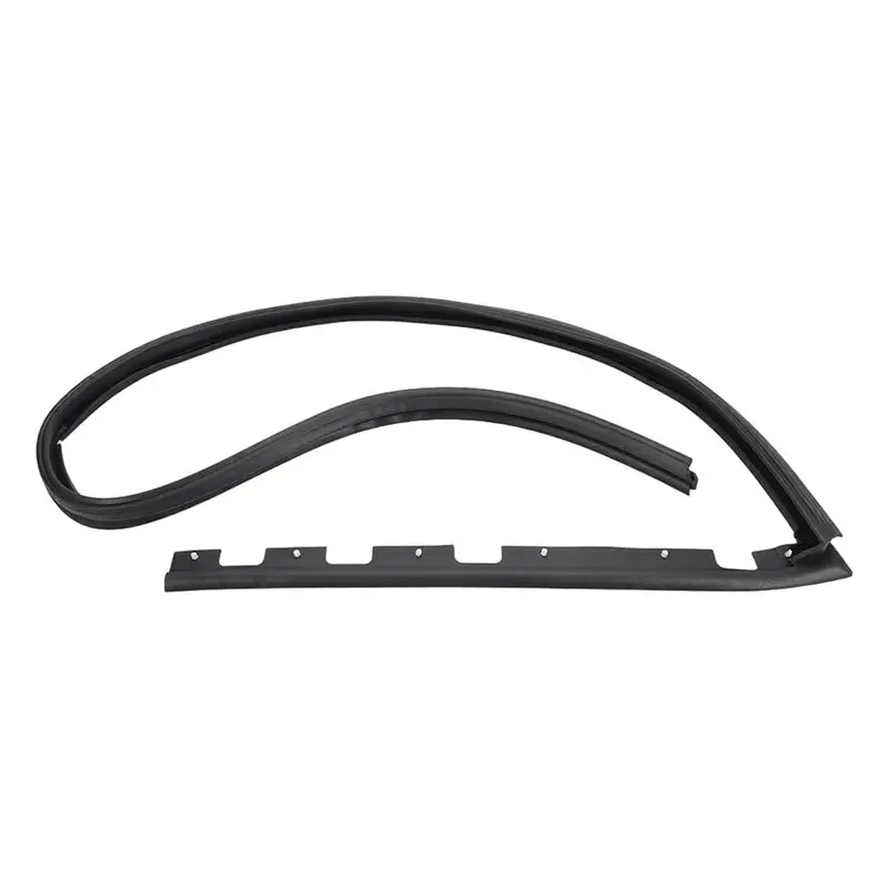 A60E-Front Door Weatherstrip Rubber Seal 1 Pair- 72325-S03-G01& 72365-S03-G01 Fits For Honda Civic EK Coupe Hatchback 1996-2000