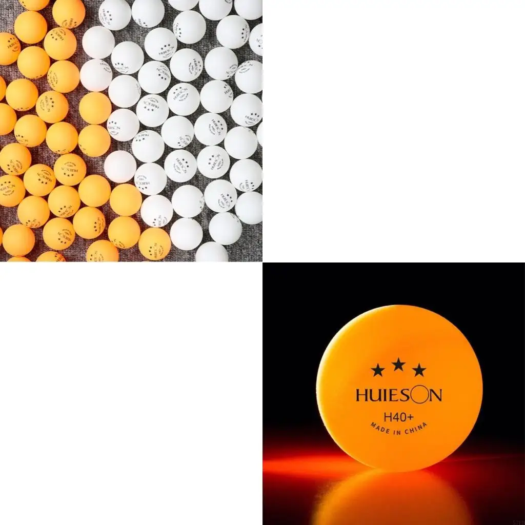 

50 шт./Установка 3 звезды 40+ Pingpong Balls Стандартные 40 -миллиметровые шарики настольного тенниса ABS Balls для турнирных