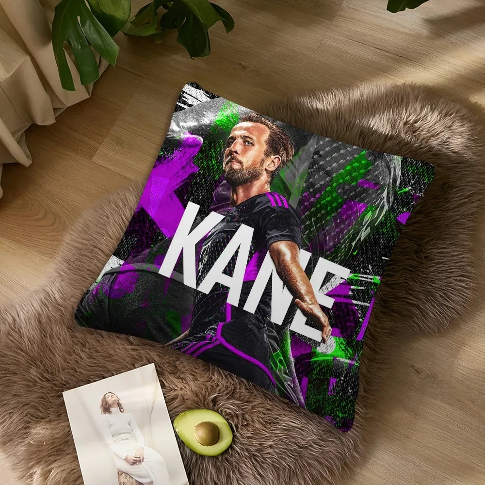 Football H-Harry K-Kane Pillow Case living Room Home Sofa Office Shop Cover Printing Comfort Decoration Nordic Simplicity