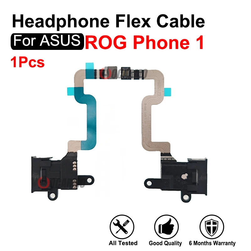 

For ASUS ROG Phone 1 ROG1 ZS600KL Earphone Hole Headphone Jack Headset Audio Flex Cable Replacement Parts