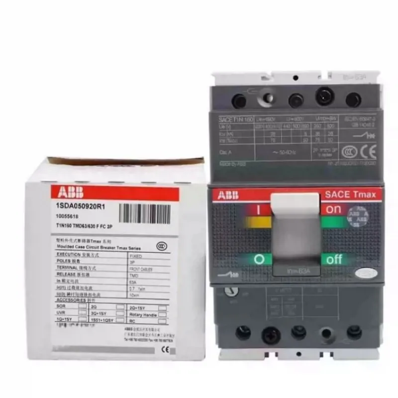 Original ABB Molded Case Circuit Breaker SACE Tmax T2N 3P4P 16A25A32A40A50A63A80A100A125A160A