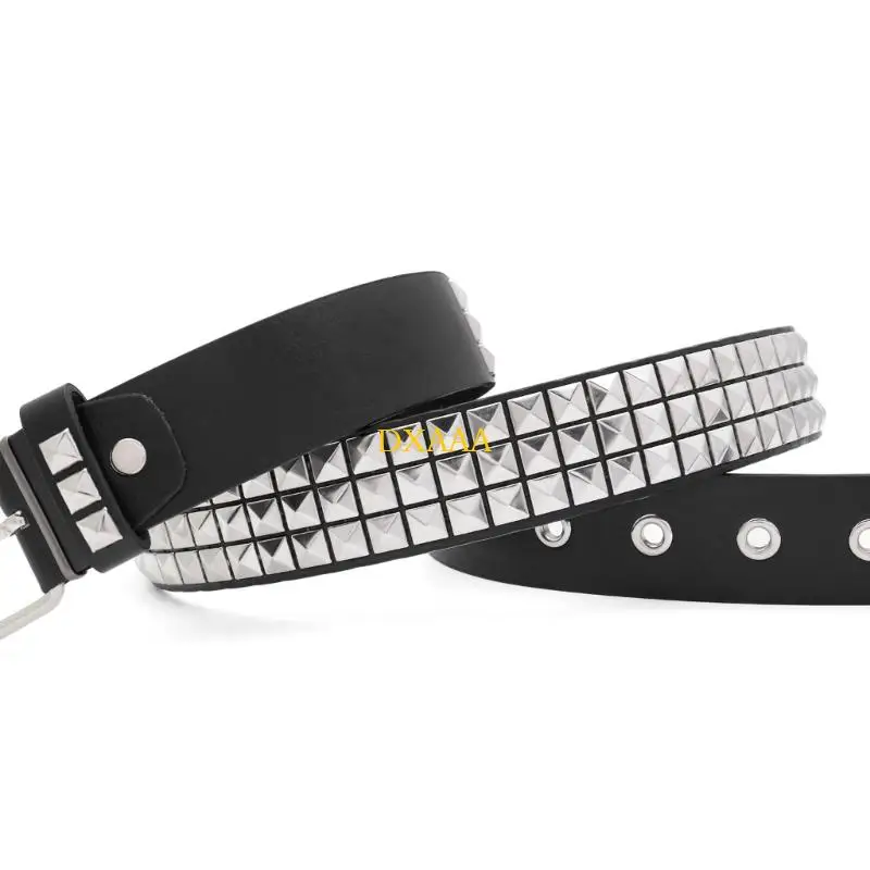 DXAA theatrale outfit combo realistisch haar PU lederen arm mouwen taille band snor en accessoires voor podiumshowsevenement