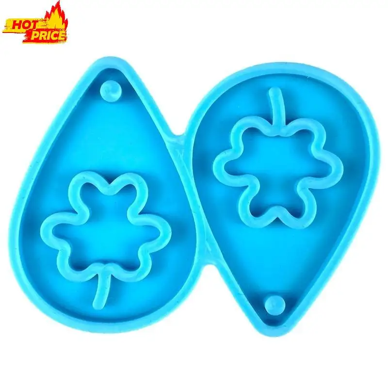 الأزياء والمجوهرات سيليكون قوالب البرسيم الأقراط راتنجات الايبوكسي العفن المسيل للدموع قطرة الشكل