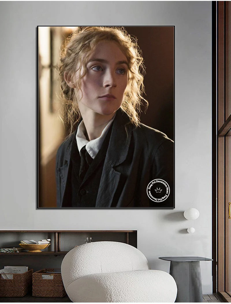 المرأة الصغيرة فيلم الماس اللوحة فيلم الممثل Saoirse رونان إيما واتسون عبر عدة خياطة التطريز صورة فسيفساء ديكور المنزل