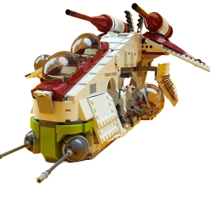 ホットトイズスター 1228 個プラン共和国ドロップシップガンシップビルディングブロックレンガレゴイングウォーズ 75021 おもちゃ子供のための誕生日ギフト