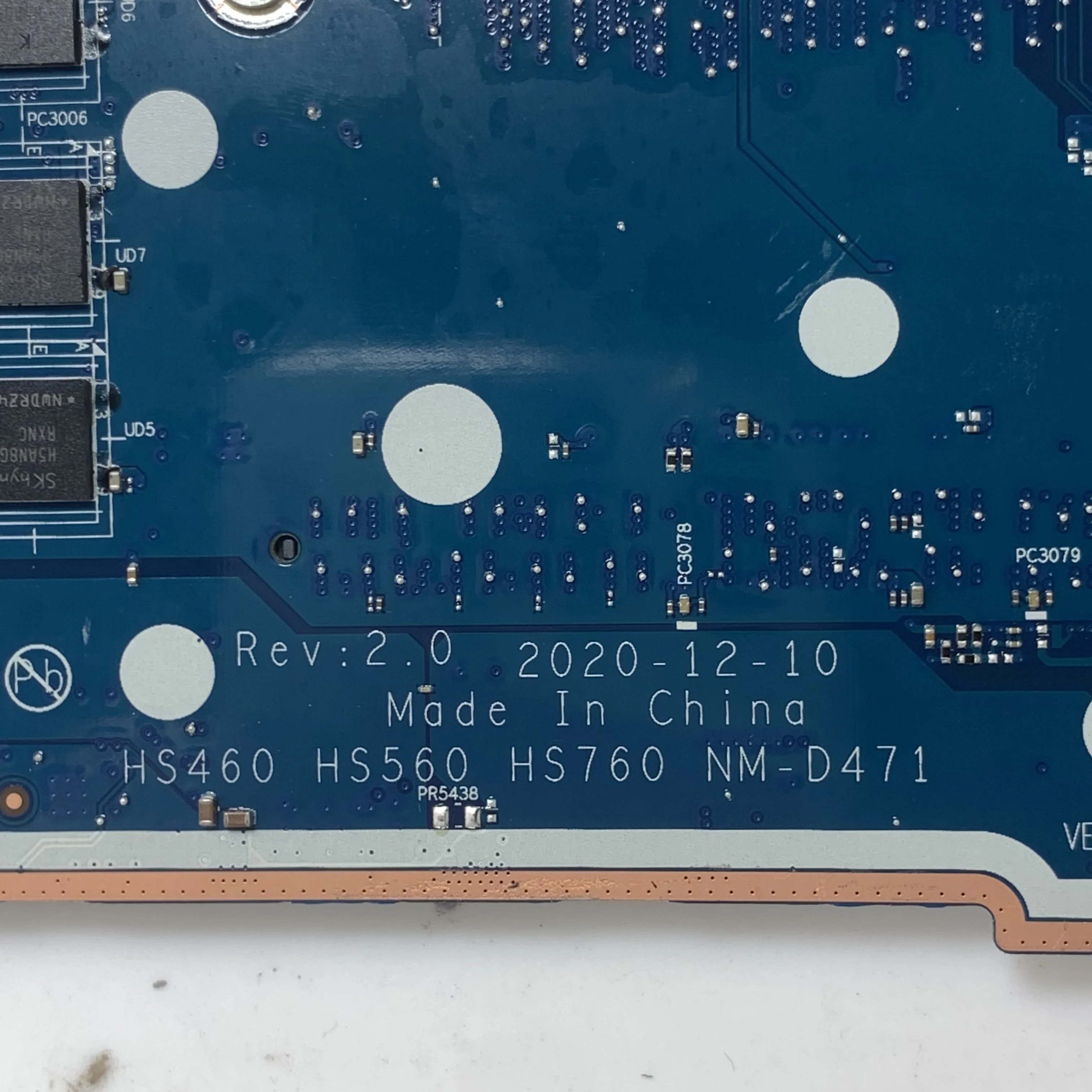 

High Quality Mainboard NM-D471 For Lenovo Ideapad 3-14ITL6 3-15ITL6 Laptop Motherboard With SRK0B 6305 CPU 100%Full Working Well