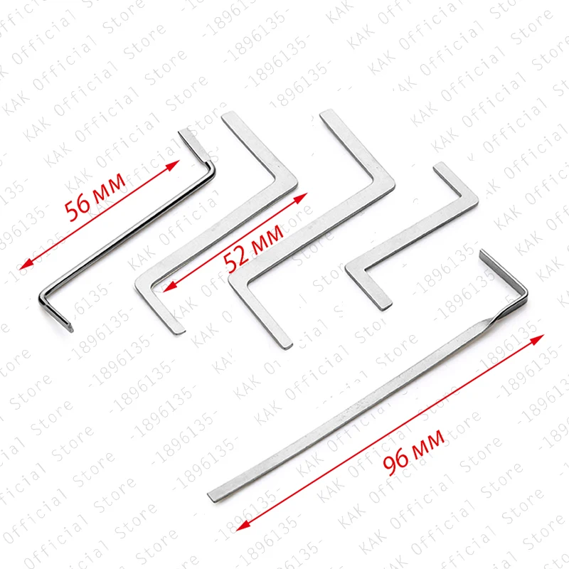 KAK Hochwertiges praktisches Schlosserwerkzeug, 5-teiliges Set, Ersatz-Drehwerkzeug, Doppelkopf-Spannwerkzeug, Hardware – Detail 2