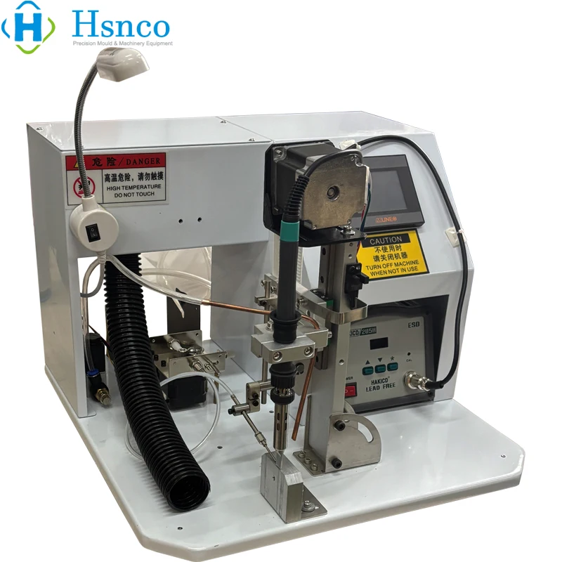 Electric Wire Spot Soldering Machine USB A/Micro USB/Type-C Cable Connector Tinning Machine with Angle & Vertical Modes view 4