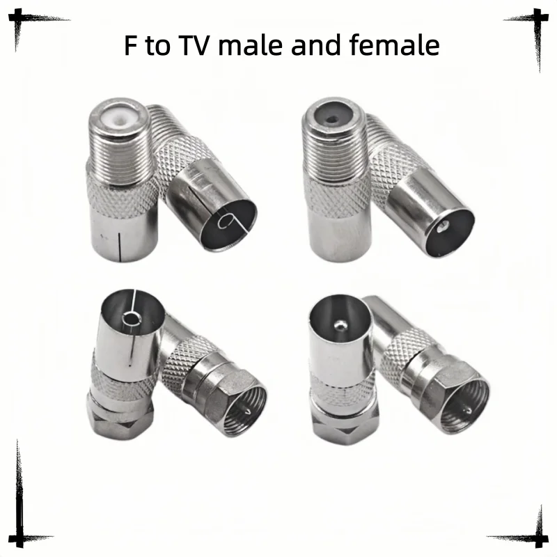 1PCS Nickel-Plated Inch F to TV Male And Female RF Revolution Antenna Cable for Set-Top Box