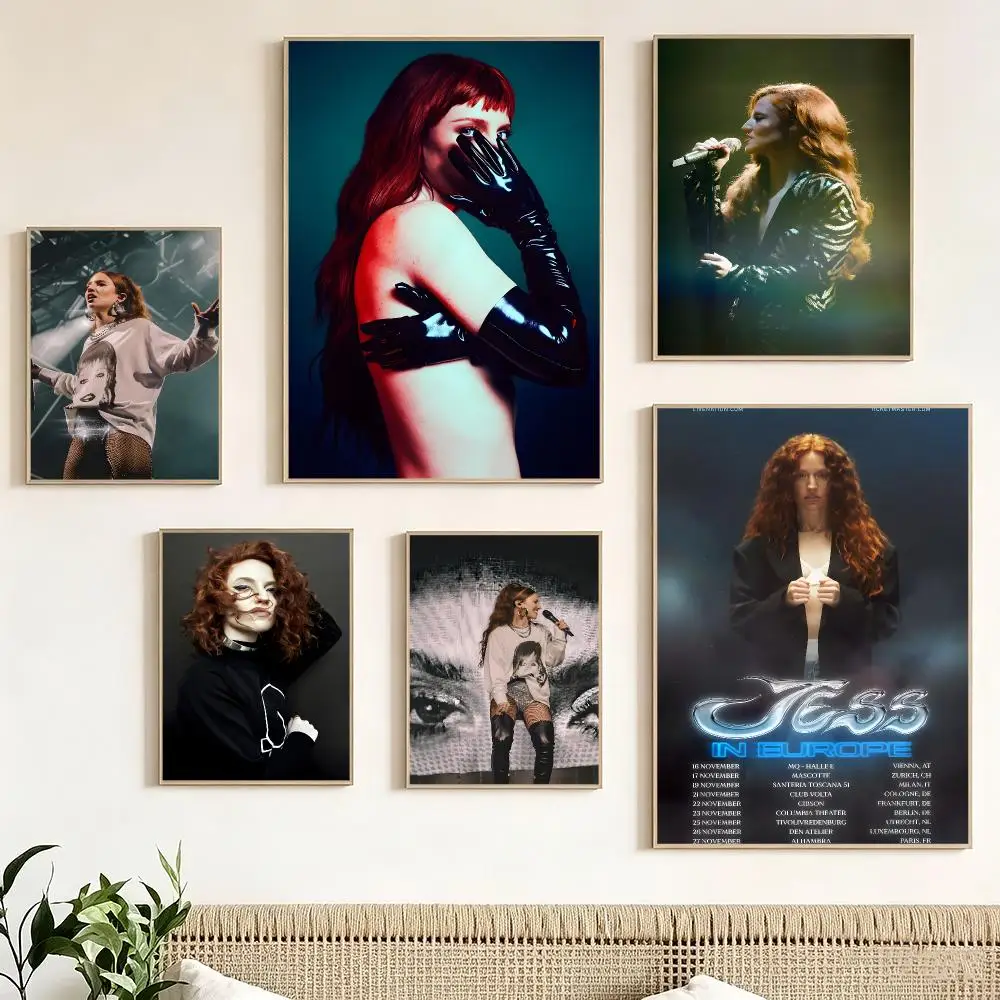 Merch Singer J-Jess Glynne Poster Pegatina artistica HD autoadhesiva impermeable para salon dormitorio